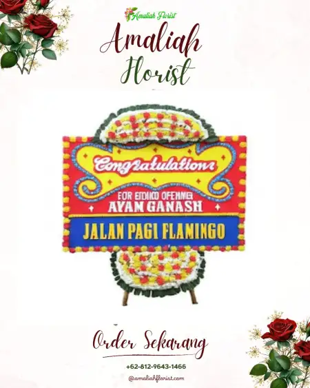 Sewa Papan Bunga Golat